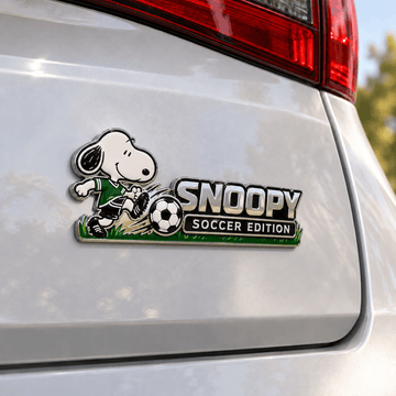Snoopy Greenfield Kickoff Edition Car Emblem Badge