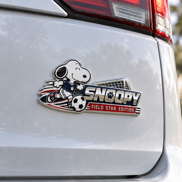 Snoopy Victory Striker Edition Car Emblem Badge