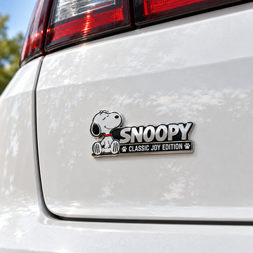 Snoopy Classic Joy Edition Car Emblem Badge