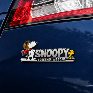Snoopy & Woodstock Skybond Edition Car Emblem Badge