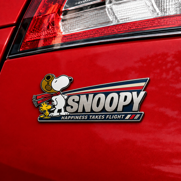 Snoopy & Woodstock Joywing Edition Car Emblem Badge