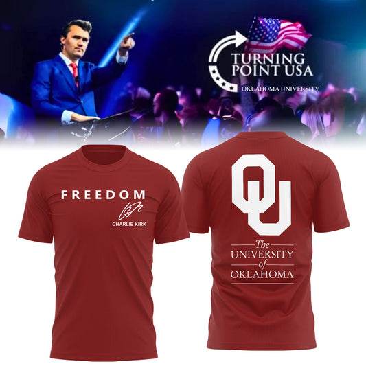 Limited Edition Oklahoma x Turning Point USA 2025 TShirt | FJ42 Moonbestprint