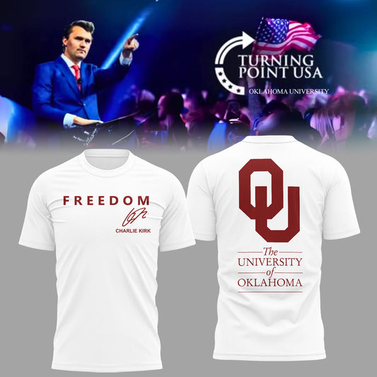 Limited Edition Oklahoma x Turning Point USA 2025 TShirt | HA84 Moonbestprint