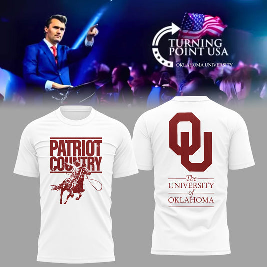Limited Edition Oklahoma x Turning Point USA 2025 TShirt | TC99 Moonbestprint