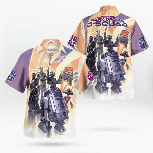 SW Dark Droids D-Squad Hawaii Shirt - Moonbestprint