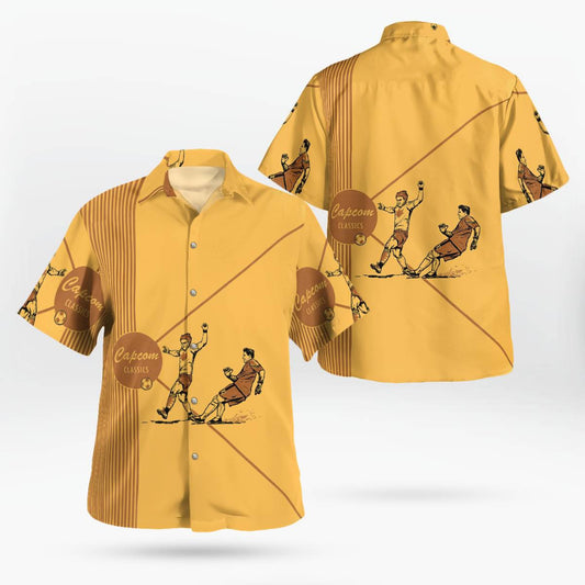 Pee Chee Capcom Classics Football Hawaiian Shirt - Moonbestprint