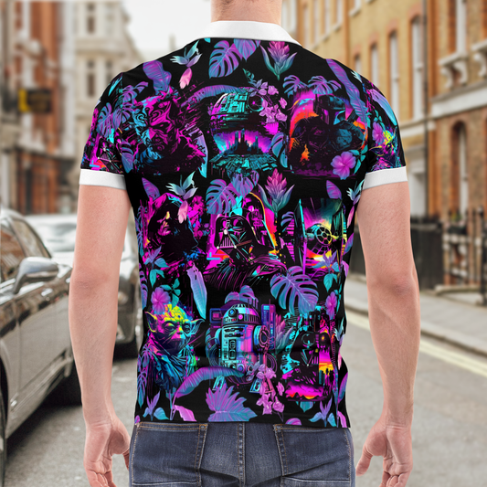 Star Wars Synthwave Hawaiian Shirt - Moonbestprint