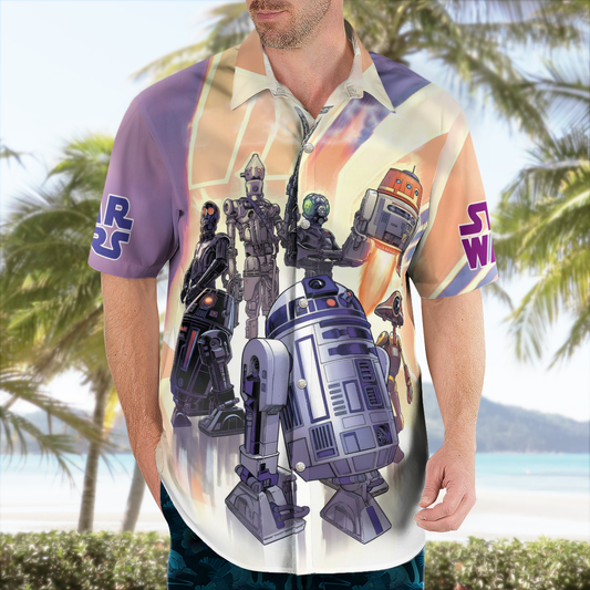 SW Dark Droids D-Squad Hawaii Shirt - Moonbestprint