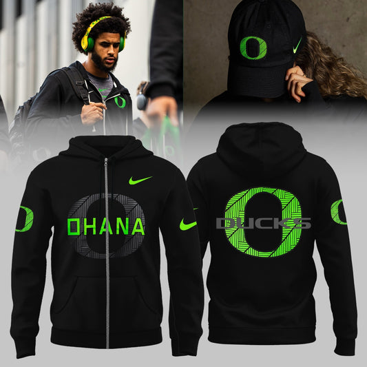 Oregon Ducks x Ohana Limited Edition T-Shirt | QD70 Moonbestprint