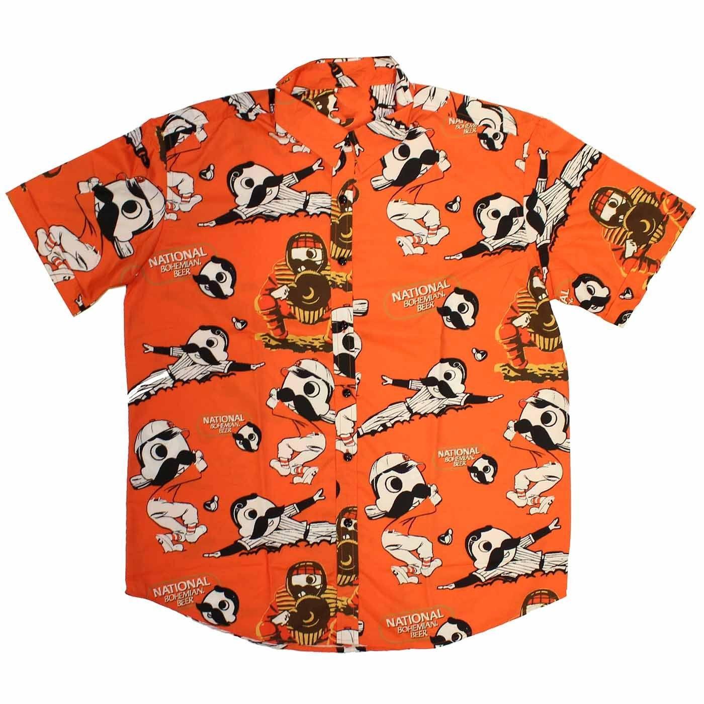 Natty Boh Baseball Players (Orange) / Hawaiian Shirt – Moonbestprint
