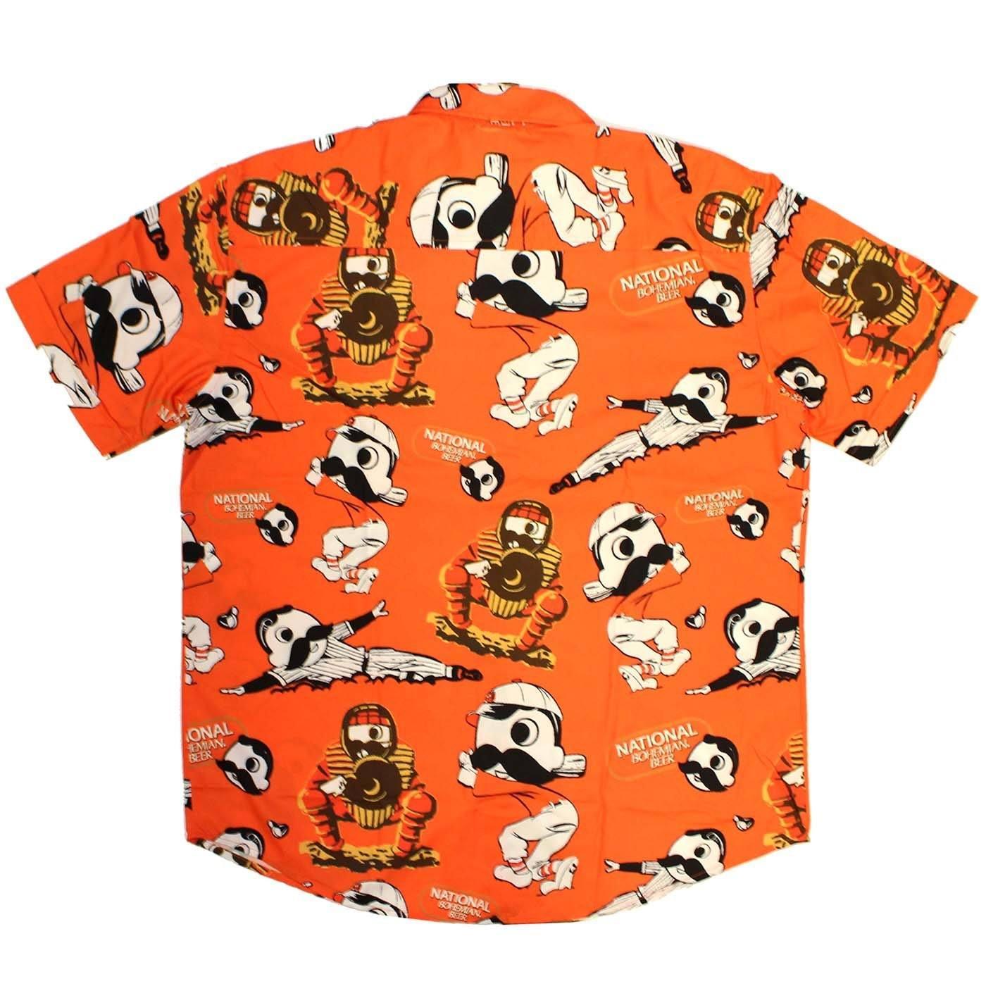 Natty Boh Baseball Players (Orange) / Hawaiian Shirt – Moonbestprint