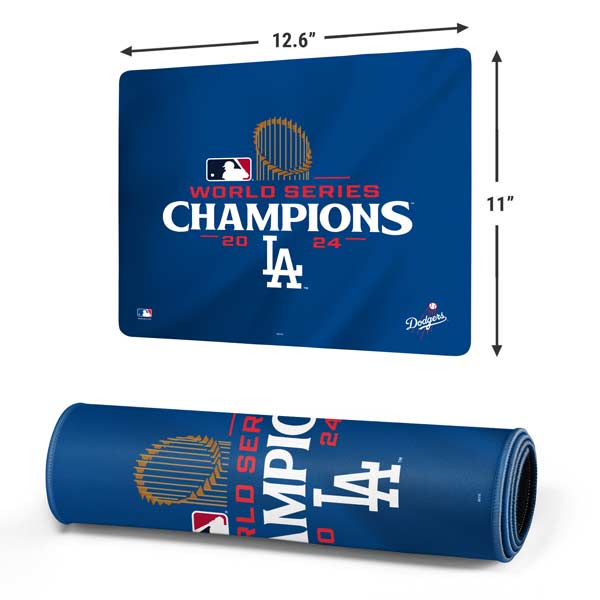 2024 World Series Champions Los Angeles Dodgers Gaming Mouse Pad Moonbestprint