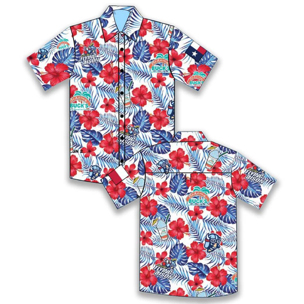 2025 Abilene Flying Bison Hawaiian Shirt Giveaway Moonbestprint