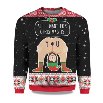 2026 All I Want For Christmas Is You Christmas Ugly Sweater Moonbestprint