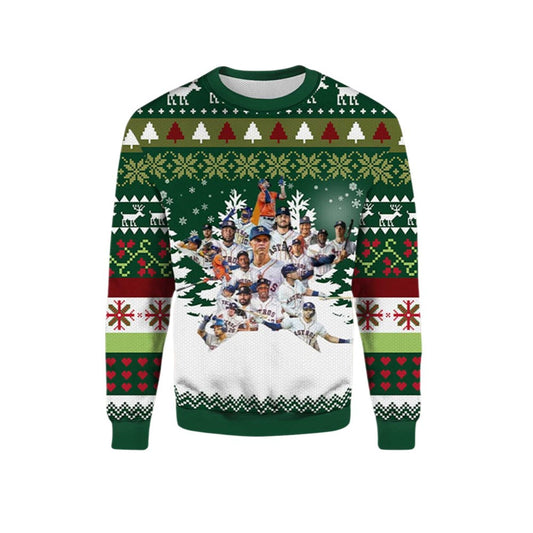 2026 All Star Team Astros Ugly Christmas Sweater - Moonbestprint