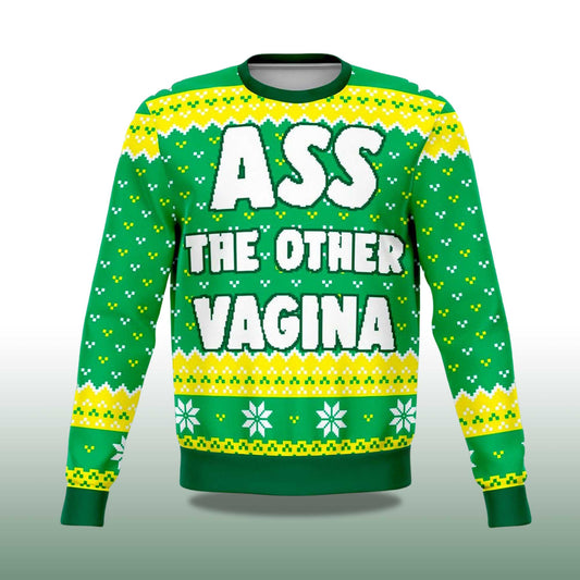 2026 Ass The Other Vagina Christmas Ugly Sweater Moonbestprint