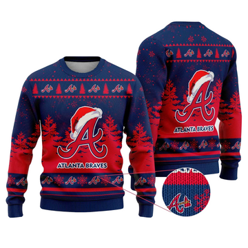 2025 Atlanta Bravers Snowflakes Christmas Ugly Sweater – Moonbestprint