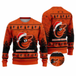 2025 Baltimore Orioles Snowflakes Christmas Ugly Sweater – Moonbestprint