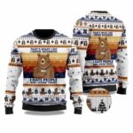 Bear Drink Bourbon Whiskey Ugly Christmas Sweater – Moonbestprint