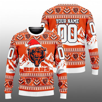 2026 Bears Custom Ugly Christmas Sweater - Moonbestprint