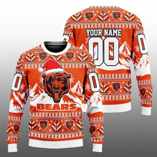 2026 Bears Custom Ugly Christmas Sweater - Moonbestprint