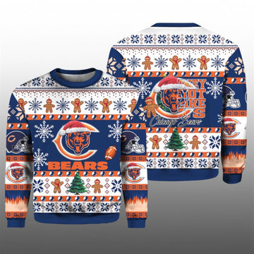 2026 Bears They Not Like Us Ugly Christmas Sweater - Moonbestprint