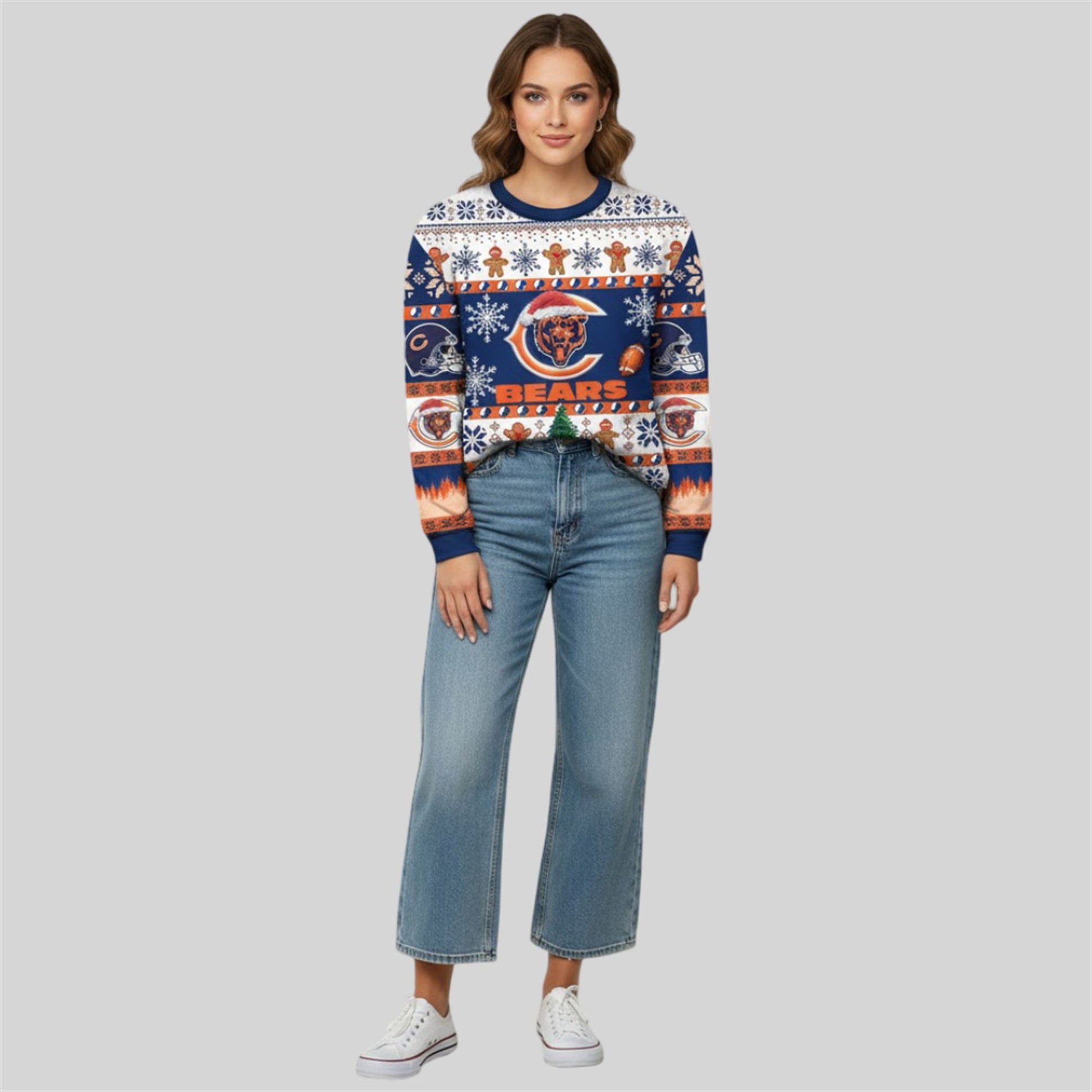 2026 Bears They Not Like Us Ugly Christmas Sweater - Moonbestprint