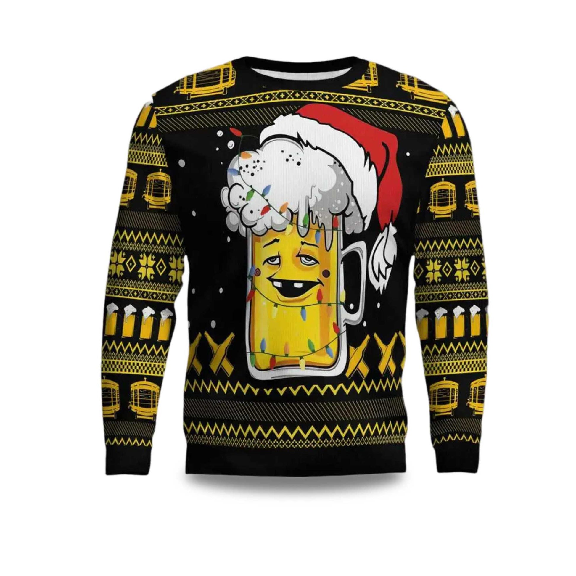 2026 Beer Xmas Ugly Christmas Sweater Moonbestprint