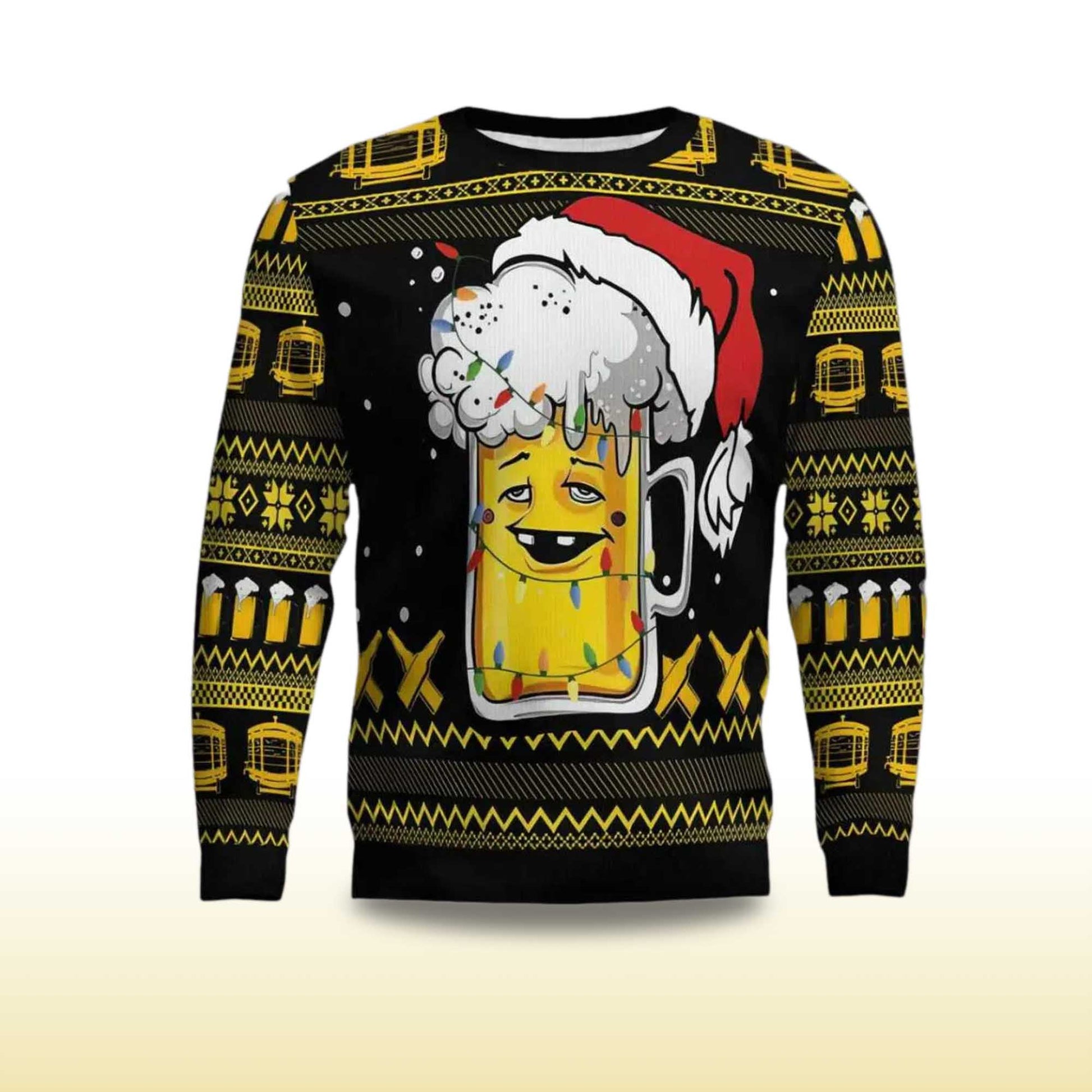 2026 Beer Xmas Ugly Christmas Sweater Moonbestprint