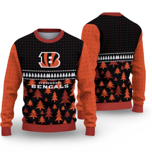2026 Bengals Ugly Christmas Sweater - Moonbestprint
