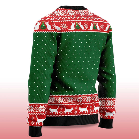 2026 Black Cat Drink Coffee Christmas Ugly Sweater Moonbestprint