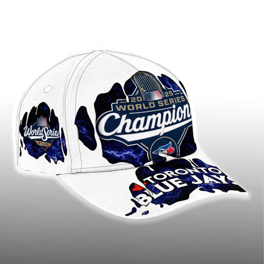 2025 Blue Jays World Series Champions Classic Cap Moonbestprint