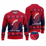 2025 Boston Red Sox Snowflakes Christmas Ugly Sweater – Moonbestprint