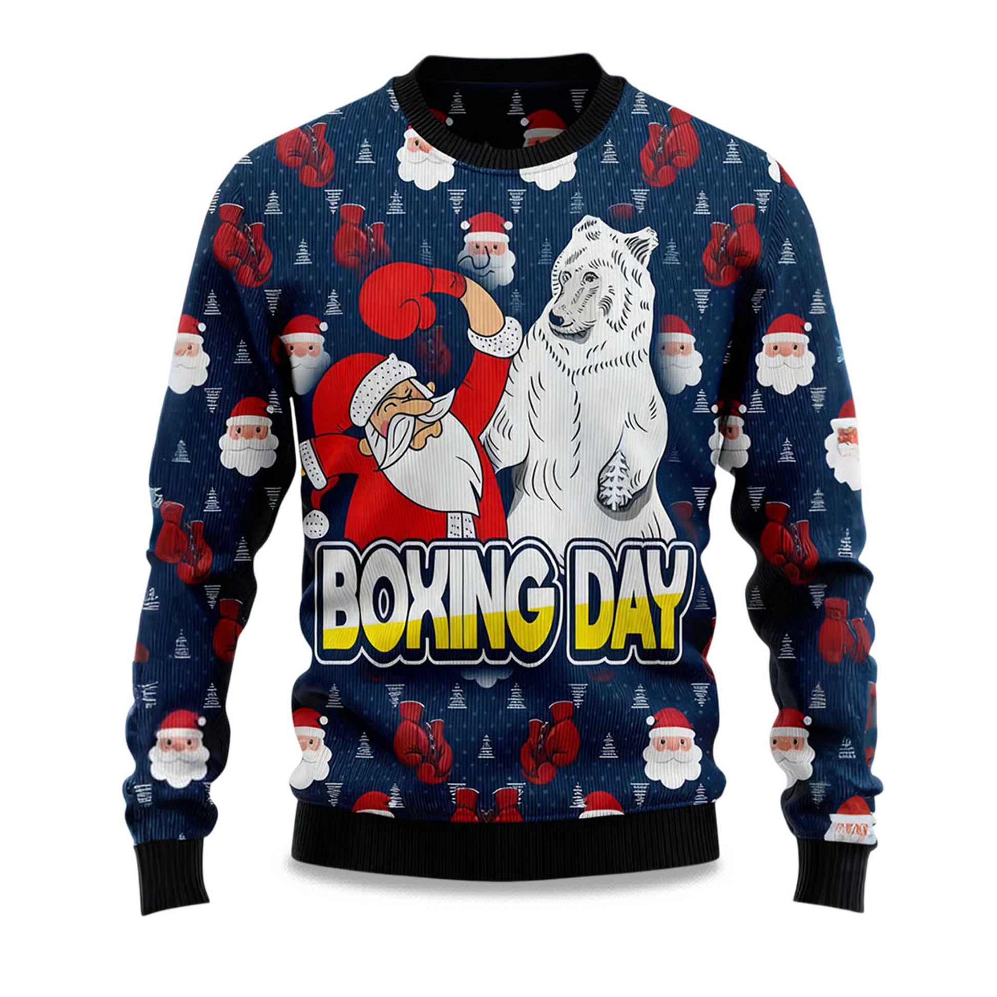 2025 Boxing Day Santa and Beer Ugly Christmas Sweater – Moonbestprint