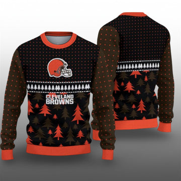 2026 Browns Ugly Christmas Sweater - Moonbestprint