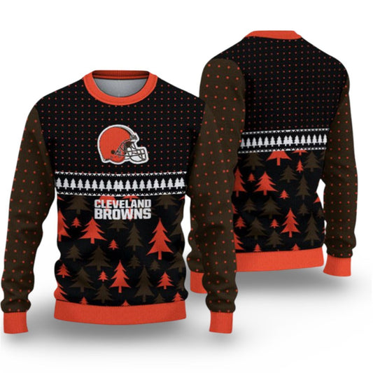 2026 Browns Ugly Christmas Sweater - Moonbestprint