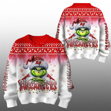 2026 Buccaneers Grnch Season Christmas Ugly Sweater - Moonbestprint