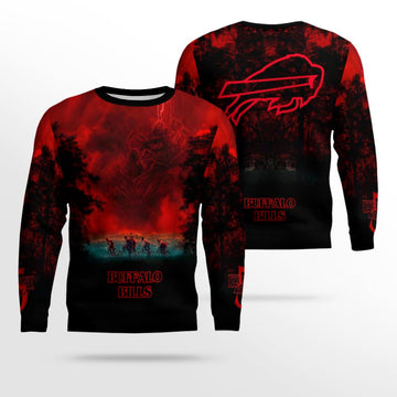 2025 Buffalo Bills Stranger Things Ugly Sweater – Moonbestprint