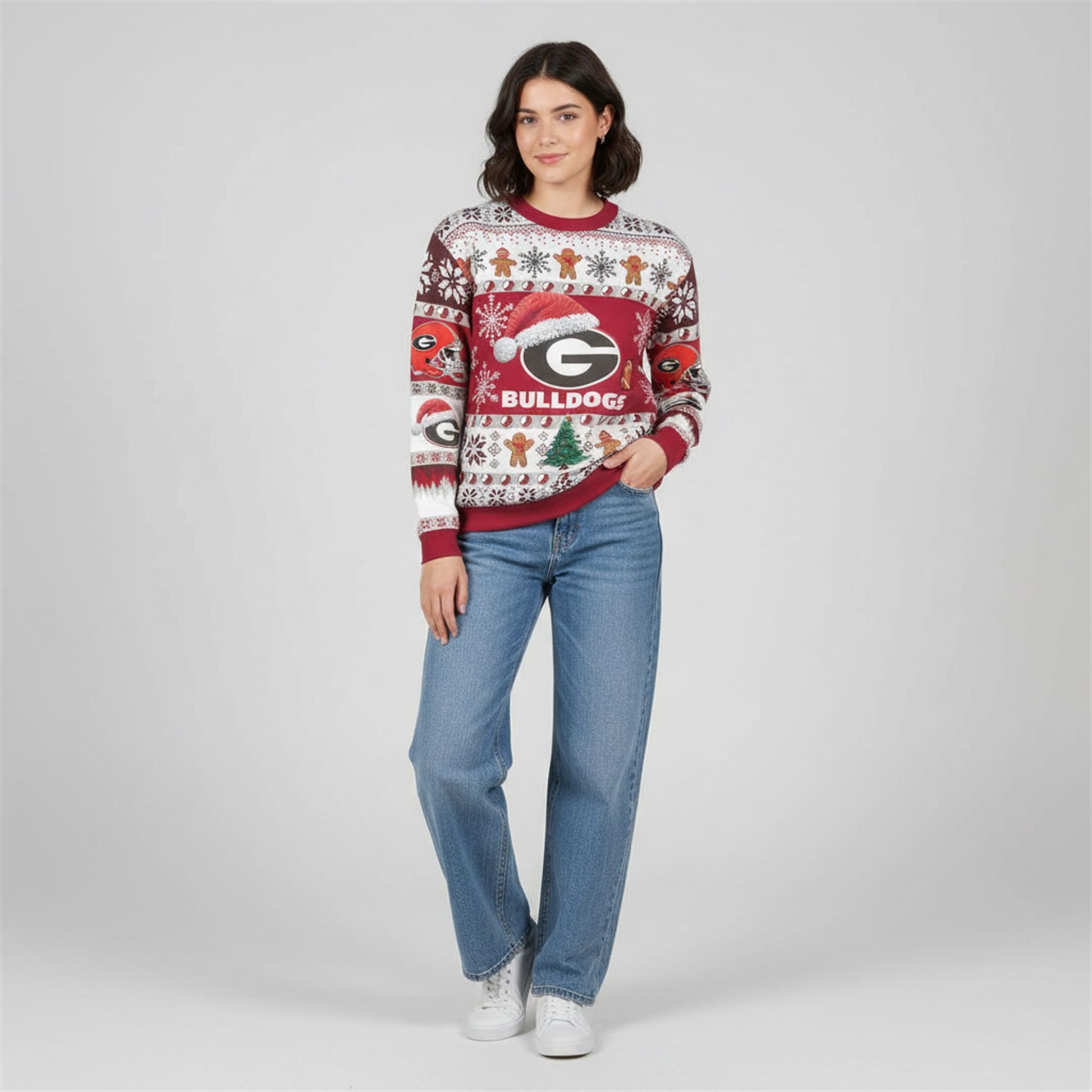 2026 Bulldogs They Not Like Us Ugly Christmas Sweater - Moonbestprint