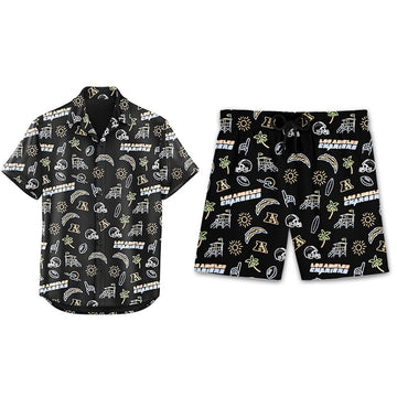 2025 Cameron Dicker Chargers Hawaiian Shirt Moonbestprint
