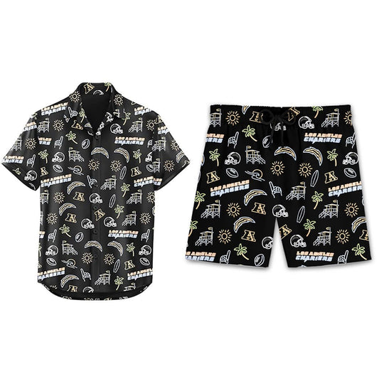 2025 Cameron Dicker Chargers Hawaiian Shirt Moonbestprint
