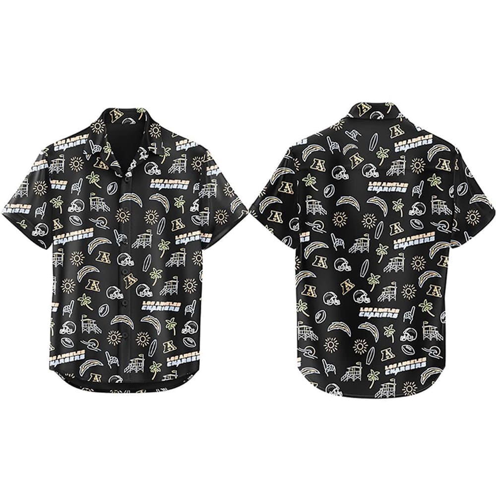 2025 Cameron Dicker Chargers Hawaiian Shirt Moonbestprint