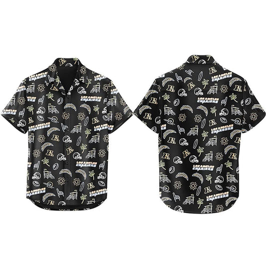 2025 Cameron Dicker Chargers Hawaiian Shirt Moonbestprint