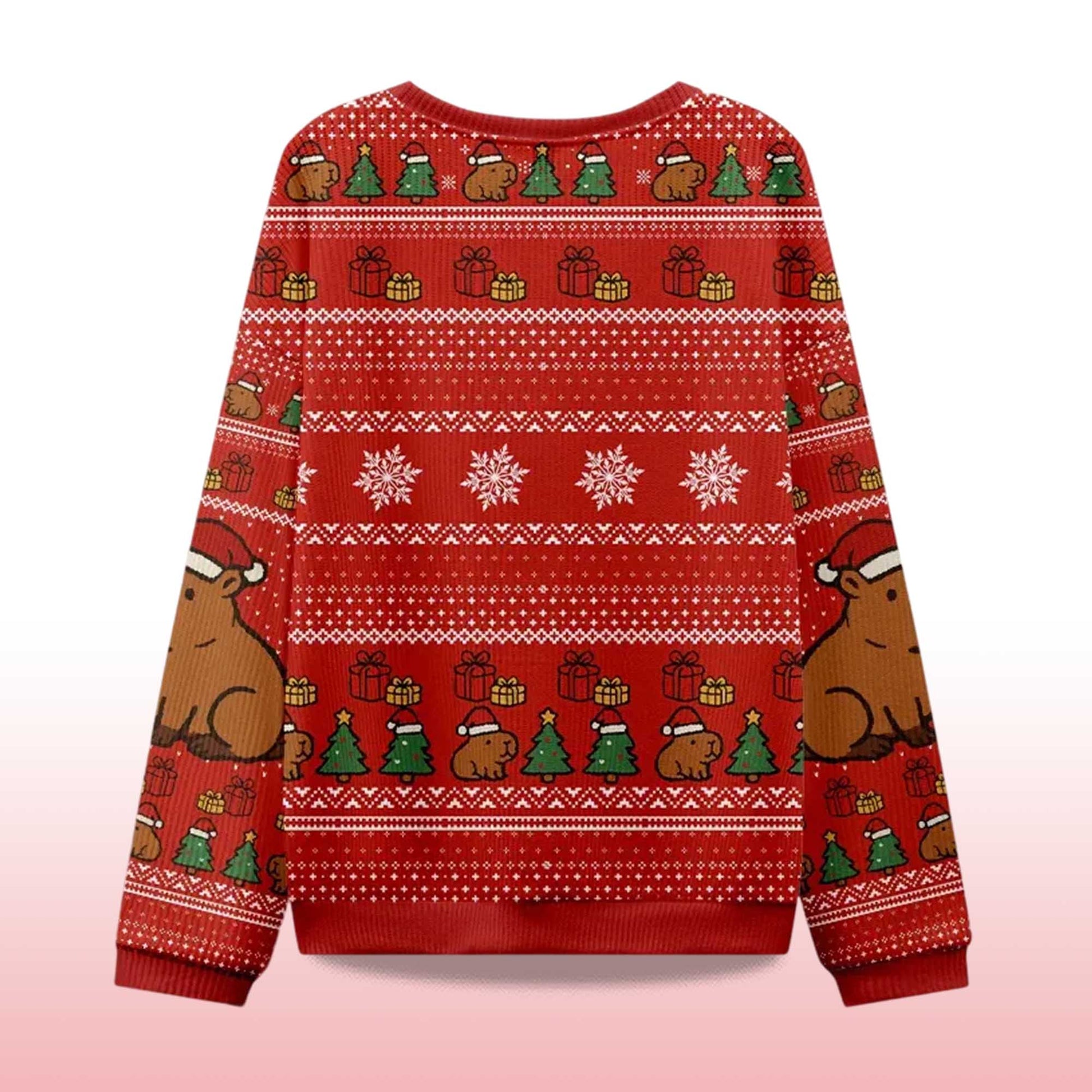2026 Capybara Celebration Christmas Ugly Sweater Moonbestprint