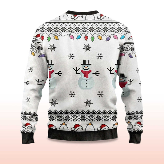 2026 Capybara Smoking Ugly Christmas Sweater Moonbestprint