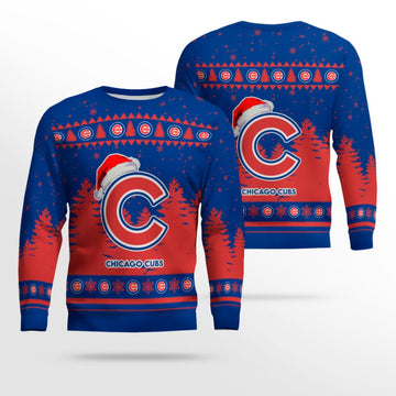 2025 Chicago Cubs Snowflakes Christmas Ugly Sweater – Moonbestprint