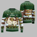 2025 Christmas Adorable Duck Family Farm Ugly Christmas Sweater – Moonbestprint