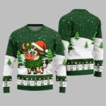 2025 Christmas Adorable Santa Cow Ugly Christmas Sweater – Moonbestprint