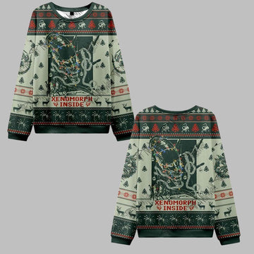 2026 Christmas Alien 426 Ugly Christmas Sweater - Moonbestprint