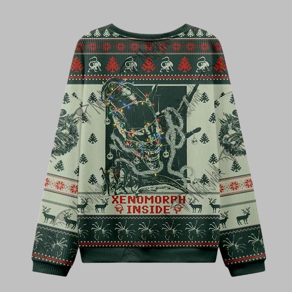 2026 Christmas Alien 426 Ugly Christmas Sweater - Moonbestprint